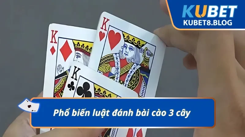 Quy tắc tham gia và đánh bài cào 3 cây